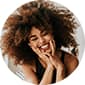 photo of laughing woman