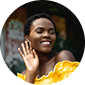 photo of laughing woman